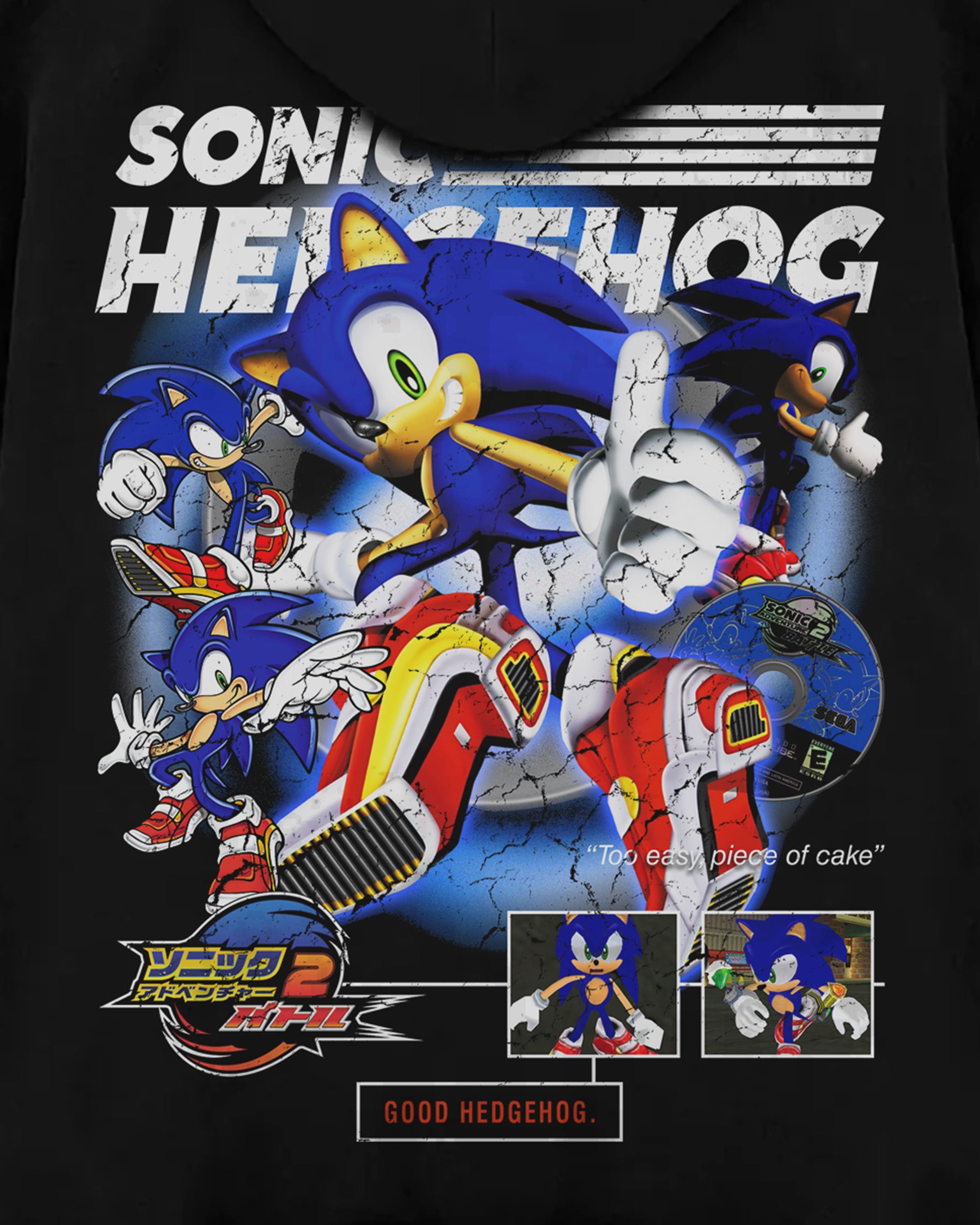 Video Games 'Sonic Adventure 2 Battle: Sonic The Hedgehog' Oversized Hoodie